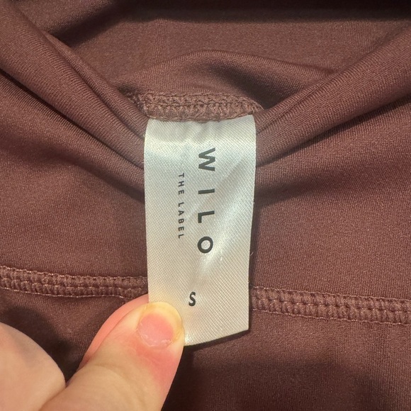 Brown and cream wilo the label biker shorts - Picture 2 of 3